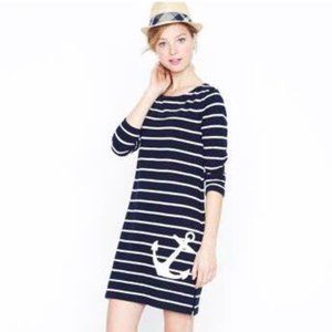 J.Crew Nautical Anchor Dress Size M
